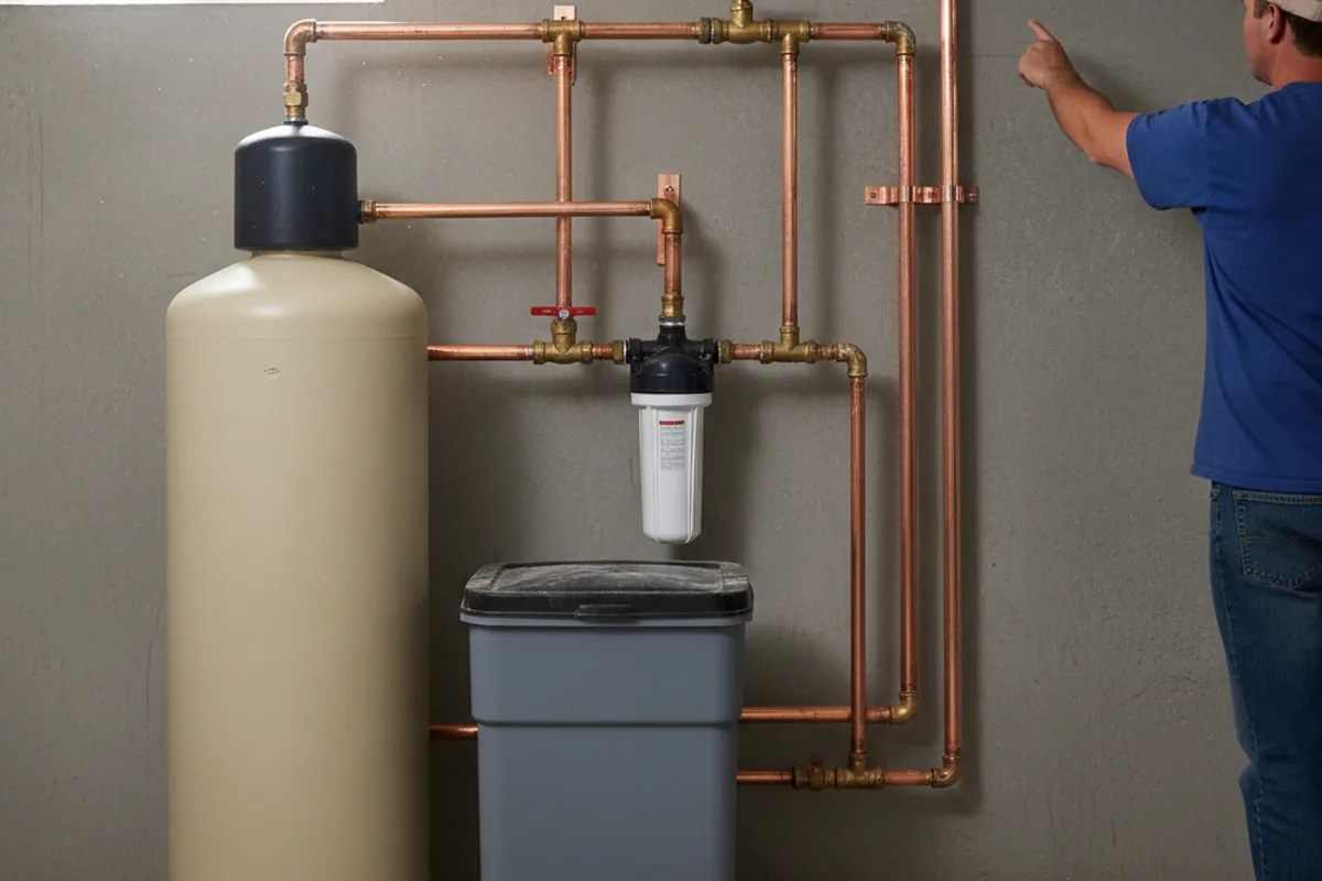 Whole-house water treatment system installed in South Orange